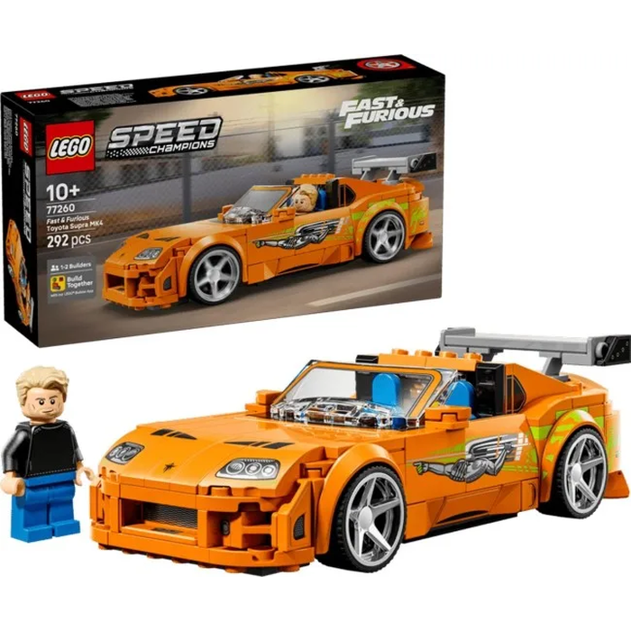 LEGO Speed Champions Fast & Furious Toyota Supra MK4 (77260) - Γρήγοροι και Οργισμένοι Toyota Supra MK4