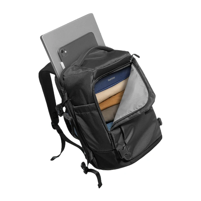 tomtoc Backpack for 17-inch Laptop Black T66S1D2