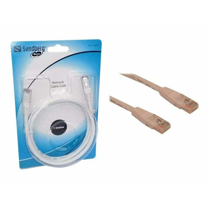 Καλώδιο Δικτύου UTP CAT6 Sandberg 306-97 Λευκό 10 m