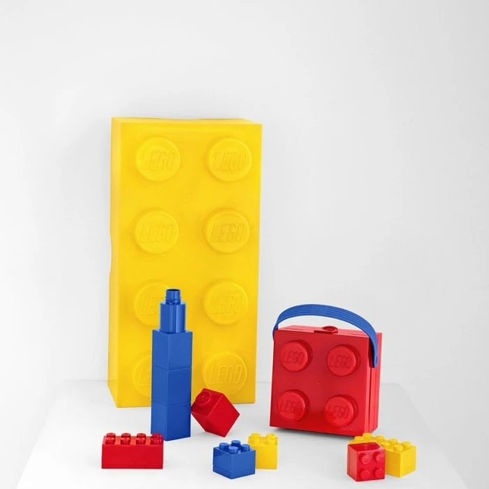 Lego κουτί αποθήκευσης τουβλάκι 8 - Κίτρινο