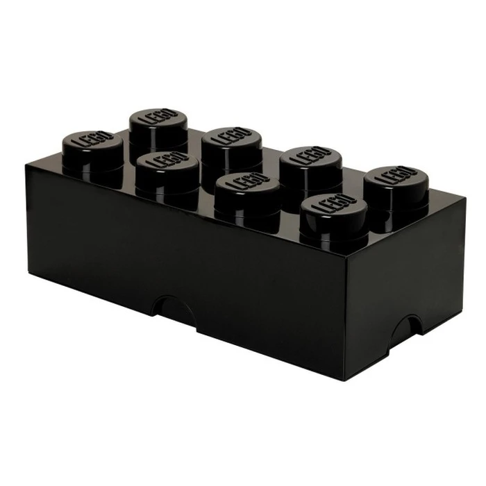Lego Κουτί Αποθήκευσης Brick 8 - Μαύρο