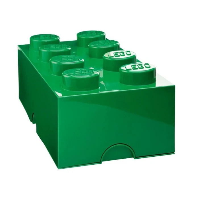 LEGO Κουτί Αποθήκευσης Τουβλάκι 8 - Πράσινο