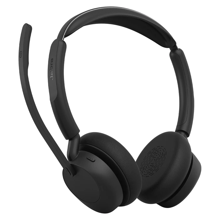 Jabra Evolve3 45 Stereo Link 390a UC Wireless On-Ear Multimedia Headset with Microphone and Bluetooth