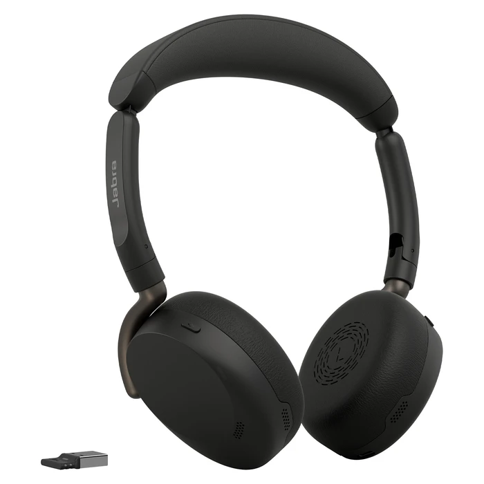 Jabra Evolve3 65 Flex Link 390a UC - Wireless On‑Ear Headset with Microphone (Bluetooth)