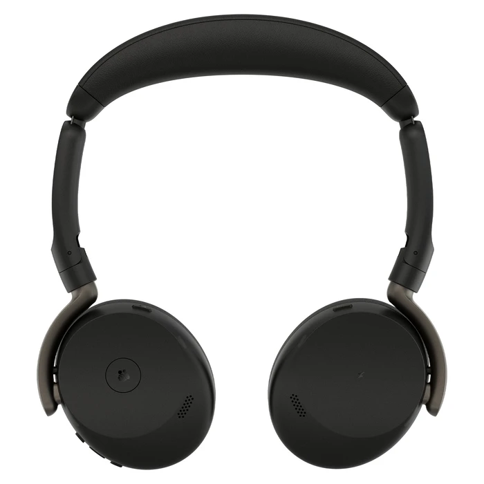 Jabra Evolve3 65 Flex Link 390c MS Wireless Charging Pad On Ear Ακουστικά πολυμέσων με μικρόφωνο και Bluetooth