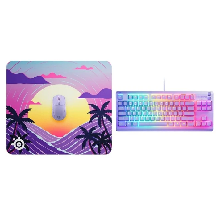 SteelSeries QcK L Neon Sunset - Επιφάνεια Ποντικιού Gaming