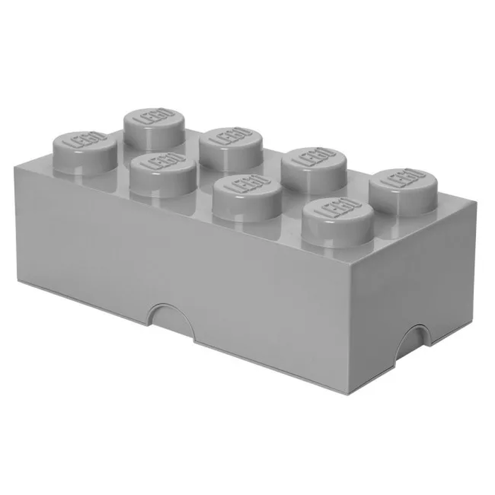 Lego Storage Brick 8 - Γκρι