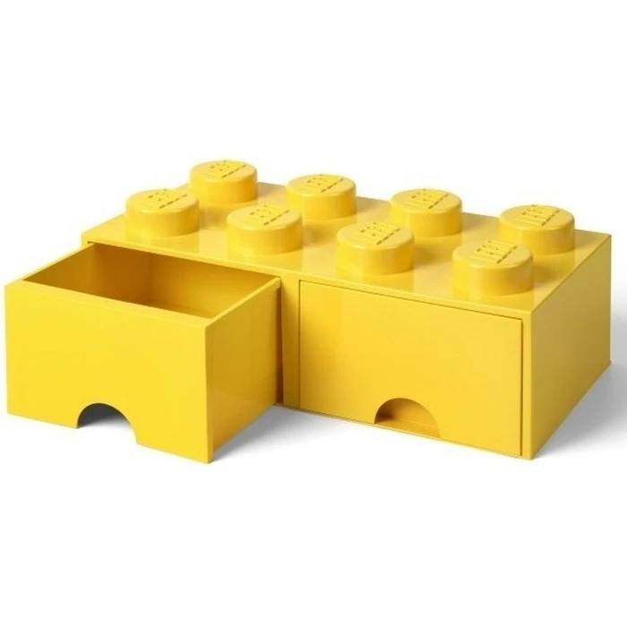 Συρτάρι αποθήκευσης LEGO Brick Drawer 8 - Κίτρινο