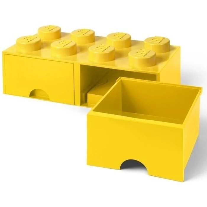 Συρτάρι αποθήκευσης LEGO Brick Drawer 8 - Κίτρινο