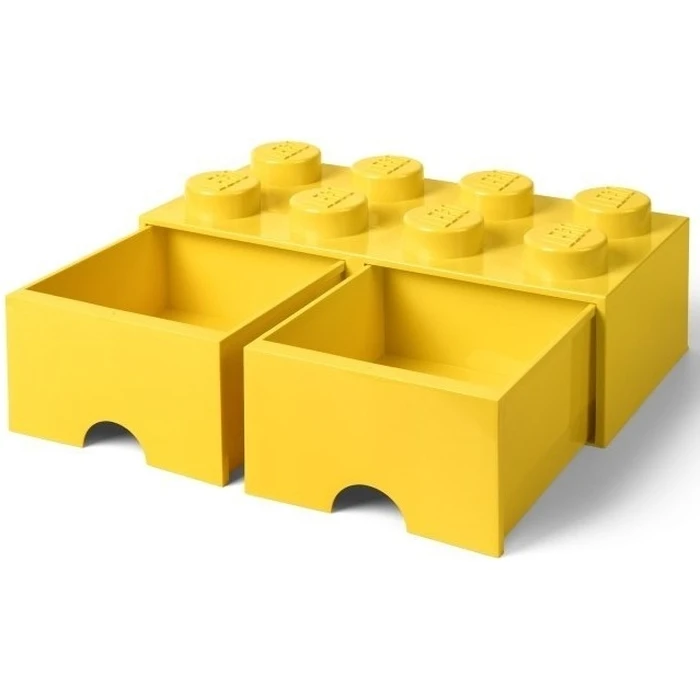 Συρτάρι αποθήκευσης LEGO Brick Drawer 8 - Κίτρινο