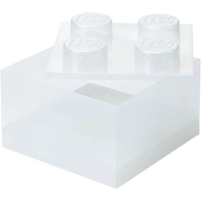 Lego Brick 4 κουτί αποθήκευσης 40090803 - διαφανές