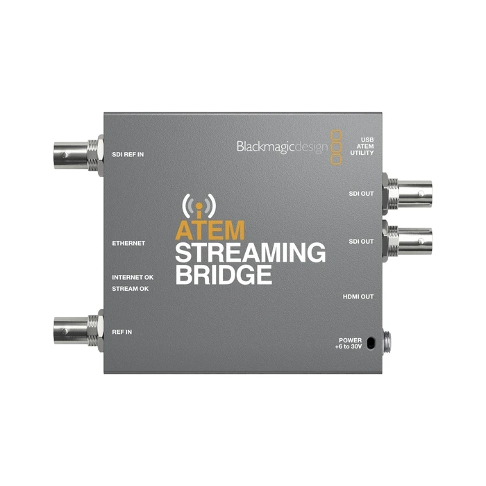 Blackmagic Design ATEM Streaming Bridge — H.264 Streaming Bridge / Video Converter for ATEM Mini Pro