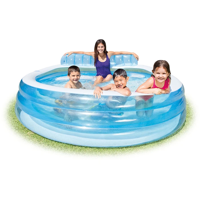 Πισίνα Intex Family Lounge Φουσκωτή 224x216x76εκ.