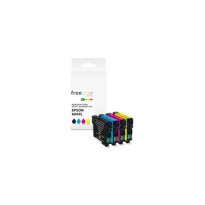 Freecolor Πατρόνε Epson 604XL Multipack BK/C/M/Y 12ml+3x11ml ανακατασκευασμένο