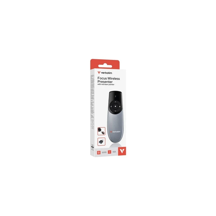 Verbatim Focus Ασύρματο Presenter με Κόκκινο Laser Pointer