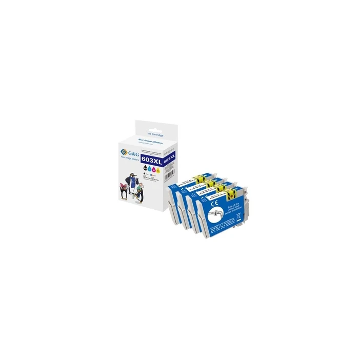 G&G XL-πακέτο μελάνι συμβατό με Epson 603XL / Multipack (Σετ 4 τεμ.)