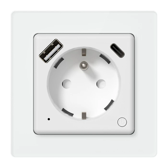 Avatto WOT20-FR Single Flush Wi‑Fi Smart Wall Socket (USB-C)