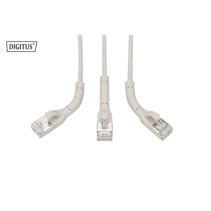 Digitus Direct Attach Copper Cat.6a Καλώδιο Δικτύου Ethernet 1m Γκρι 10τμχ