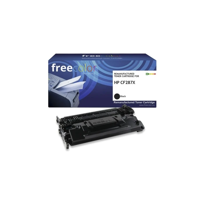 Freecolor Toner HP 87X (CF287X) Μαύρο 24000 Σελίδες (Επανακατεργασμένο)