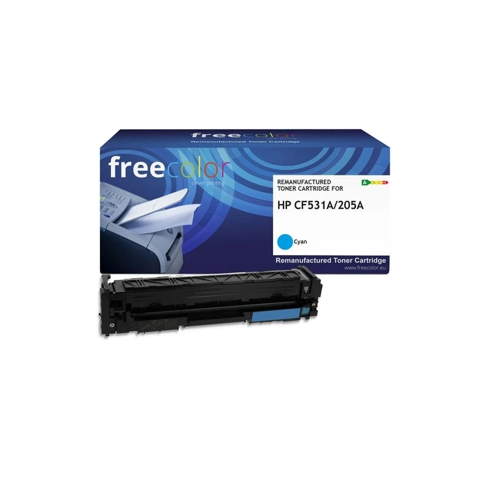 Freecolor Τόνερ HP 205A (CF531A) Κυανό 900 σελίδες (Ανακατασκευασμένο)