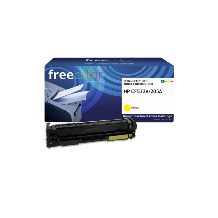 Freecolor Toner HP 205A (CF532A) κίτρινο 900 σελίδες ανακατασκευασμένο