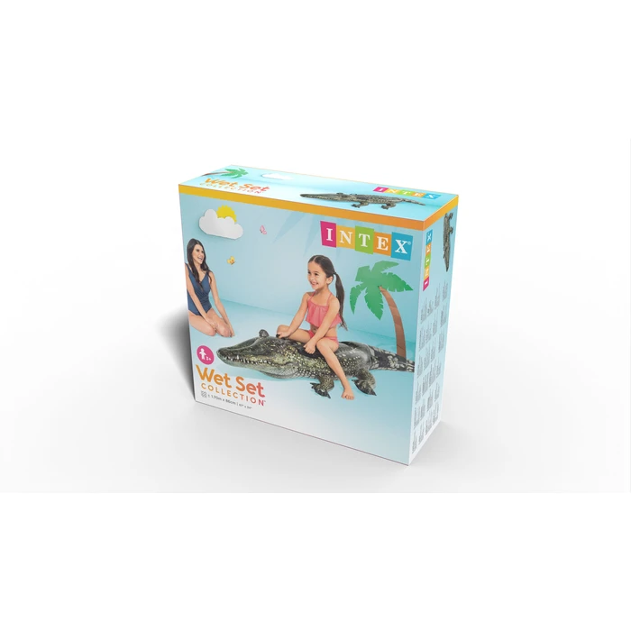 Φουσκωτό Στρώμα Intex Realistic Gator Ride-On