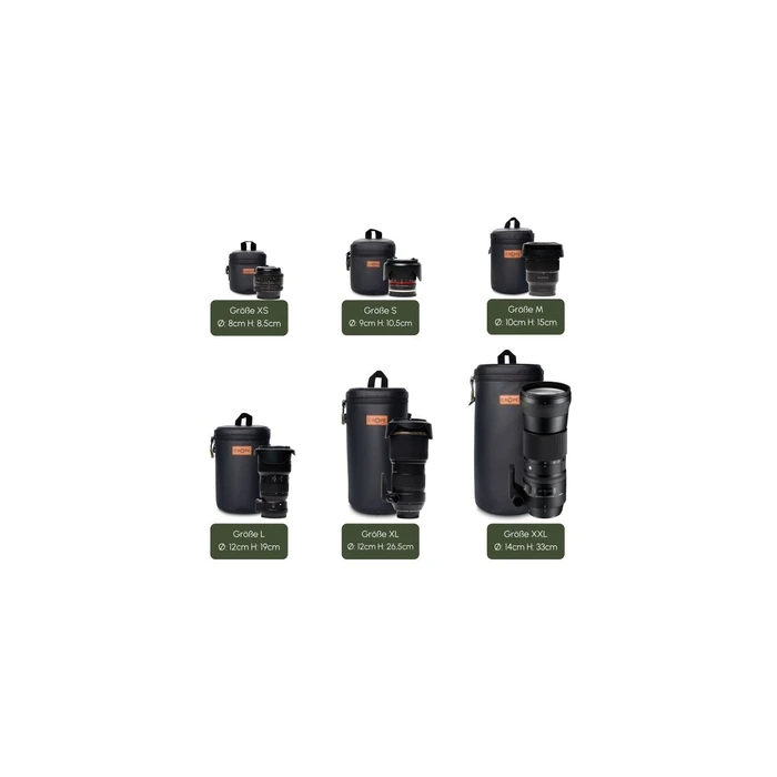 C-ROPE Premium Θήκη Φακού - Variation XL 26,5x12cm Μαύρο (CRP-PLB-XL-BLK)