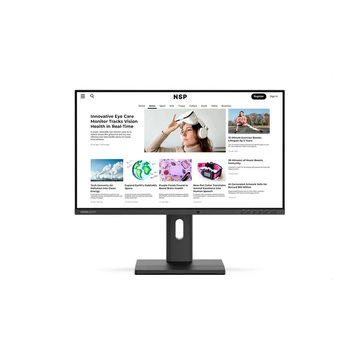 Hannspree EB241CJB 60,4cm (23,8") TN Full HD 1920x1080 75Hz HDMI+DP+USB-C με USB Hub