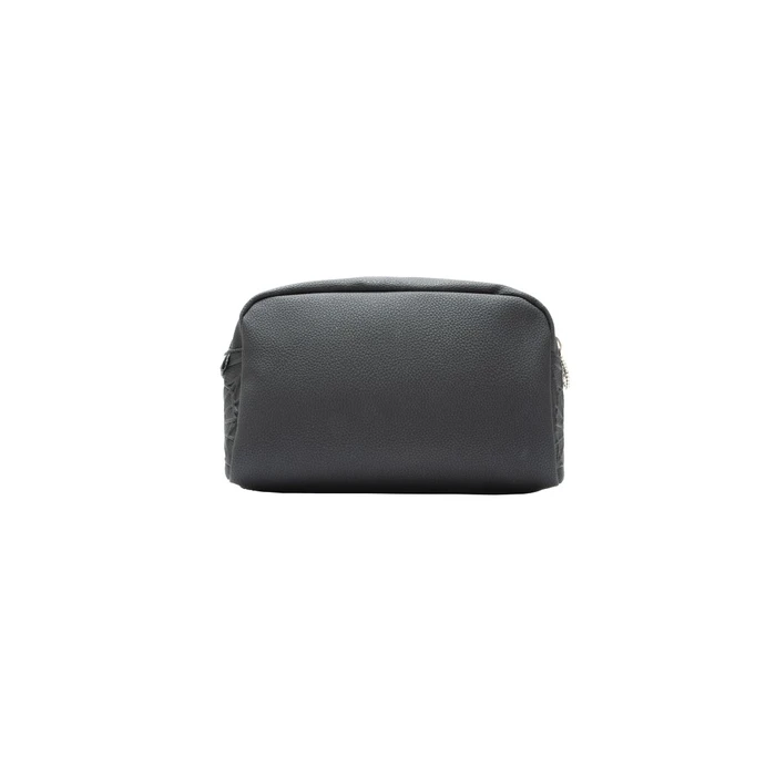 Wednesday - Quilted Cosmetic Bag / Pencil Case, Black (Blue Sky Studios)