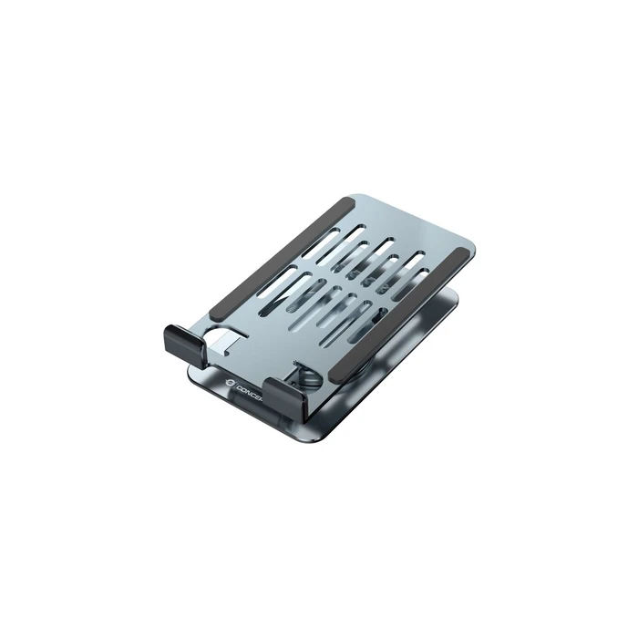 CONCEPTRONIC Βάση Στήριξης Κινητού THANA08G – 360° περιστρεφόμενη, ρυθμιζόμενου ύψους, γκρι