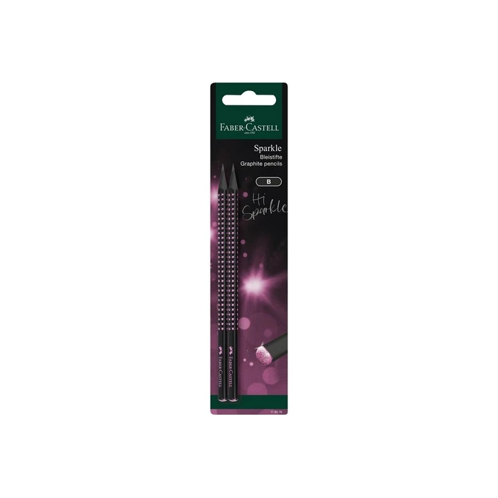 FABER-CASTELL Pencil Set Sparkle Midnight BK 2BS (B)