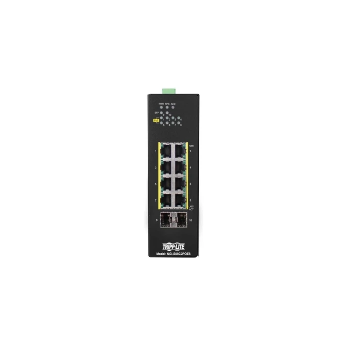 Eaton (Tripp Lite) Series 8-Port Lite Managed Industrial Gigabit Ethernet Switch NGI-S08C2POE8