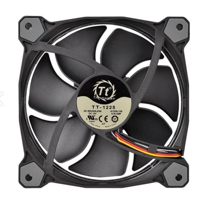 Case Fan Thermaltake Riing 12 Led Rgb 256 Color 3 Pack (3x120mm, Lnc, 1500 Rpm) Retail/Box