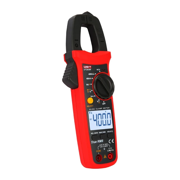 Uni-T Digital Clamp Meter 400A AC UT203R True RMS