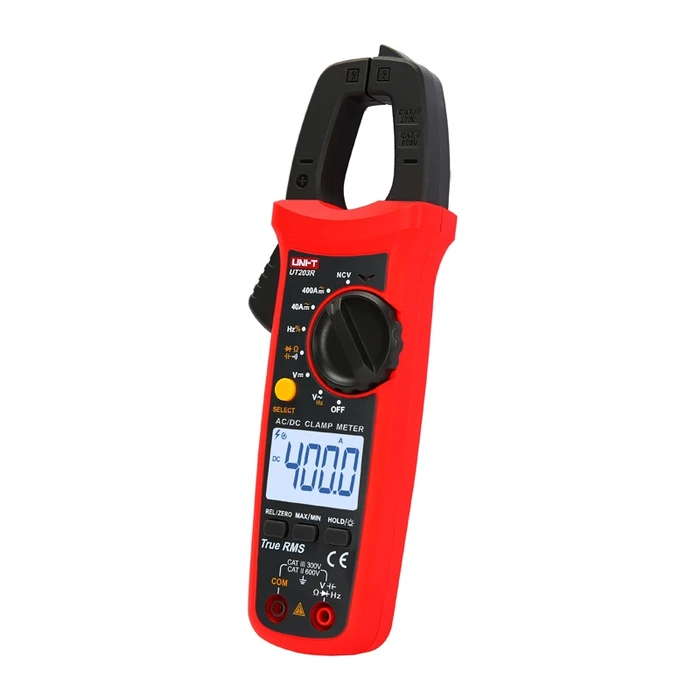 Uni-T Digital Clamp Meter 400A AC UT203R True RMS