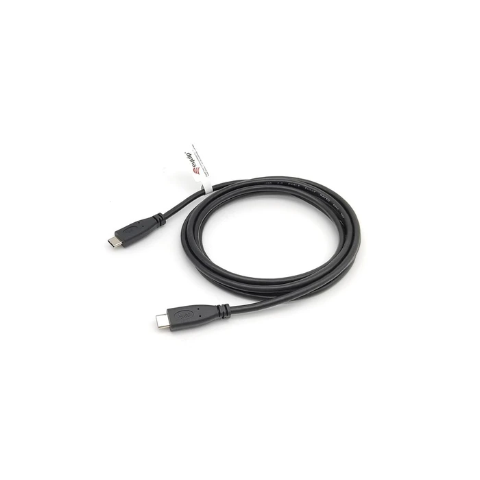 Equip USB‑C to USB‑C Cable (USB 2.0), 3A, PD 60W, St/St, 0.30 m, Black (SKU 578529, MPN 128832)