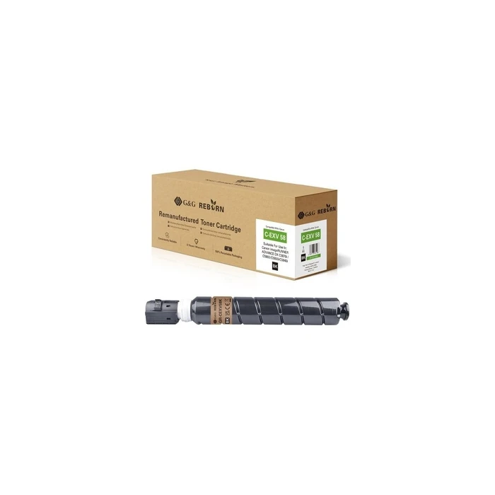 G&G Reborn-Toner compatible with Canon C-EXV58 (3763C002) Black