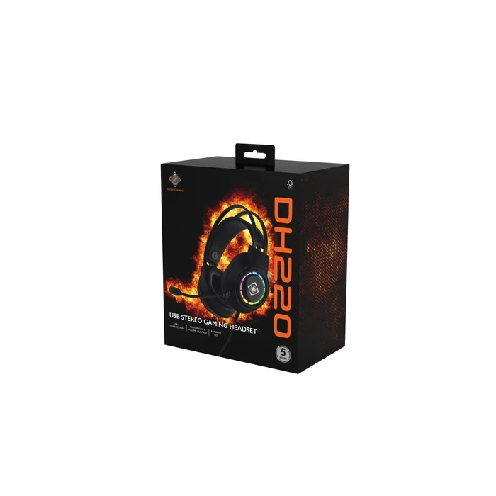 Deltaco DH220 Over Ear Gaming Headset με σύνδεση 3.5mm