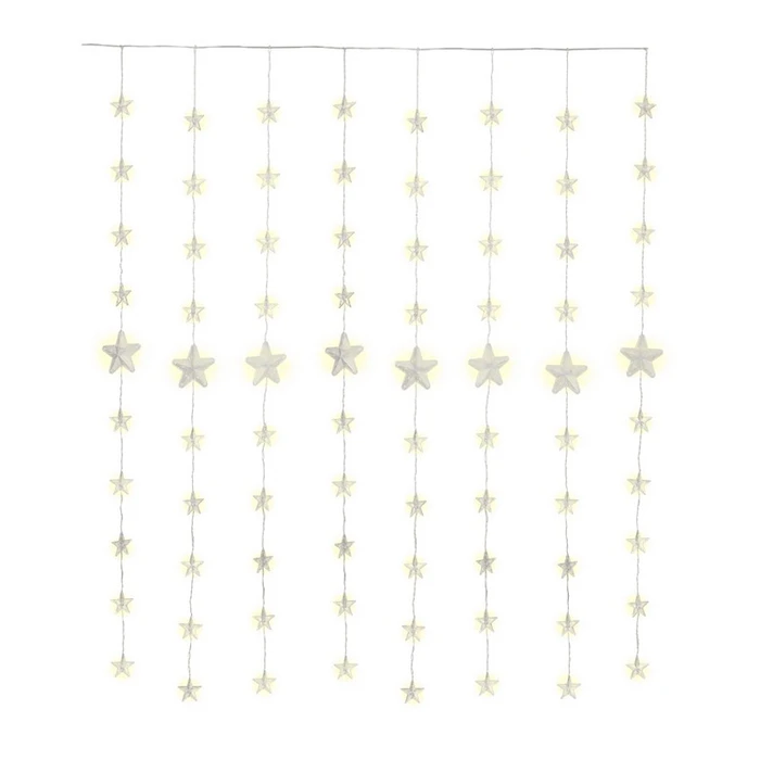 Λαμπάκια Κουρτίνα Goobay LED 57941, 3000K, 6.05m, IP44, 31V, 80 LEDs