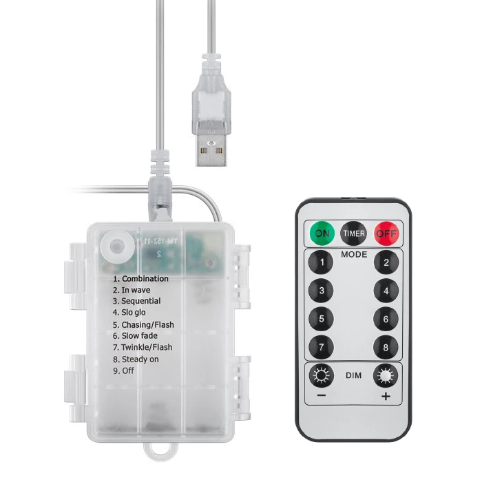 Χριστουγεννιάτικα Λαμπάκια LED Goobay κουρτίνα 57943, 3000K, 4.1m, IP44, USB, 300 LEDs