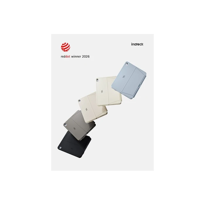 inateck AceTouch Αποσπώμενη Θήκη Πληκτρολόγιο για iPad 11"/Air 4-5 QWERTZ Πράσινο