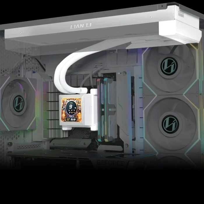 Υδρόψυξη Lian Li HydroShift LCD 360 No Fans White - AIO CPU