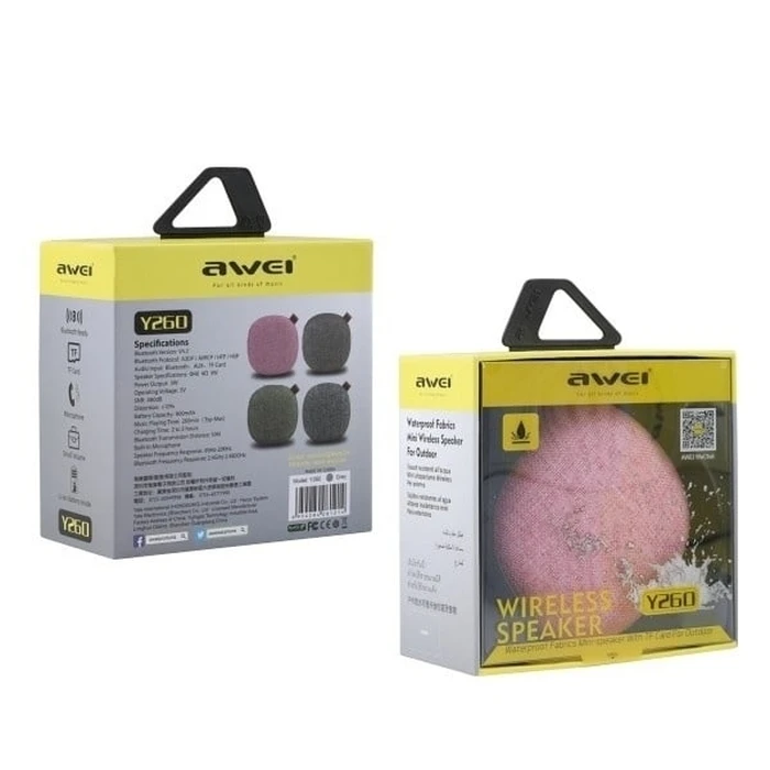 AWEI Wireless Mini Speaker Bluetooth Y260 grey