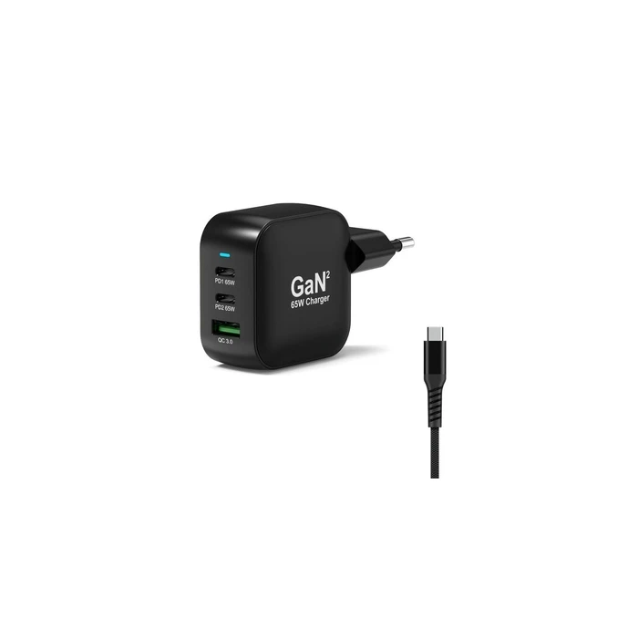 Port WALL GaN2 Charger USB-C & USB-A 65W