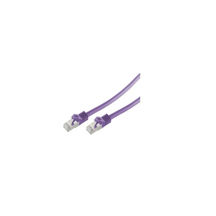 Shiverpeaks RJ45 Patchkabel S/FTP Cat7 LSZH 0,25 m βιολετί