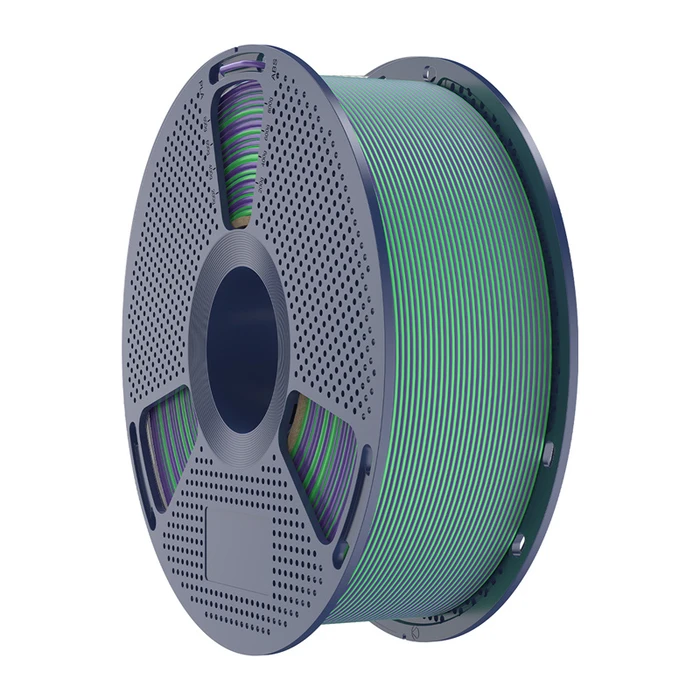 Sunlu PLA+ 3D Printer Filament — Green and Purple (Silk)