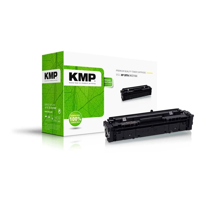 KMP Toner (συμβατό) για HP 207A μαύρο 1350 σελίδες (ανακατασκευασμένο) - SKU: 581498
