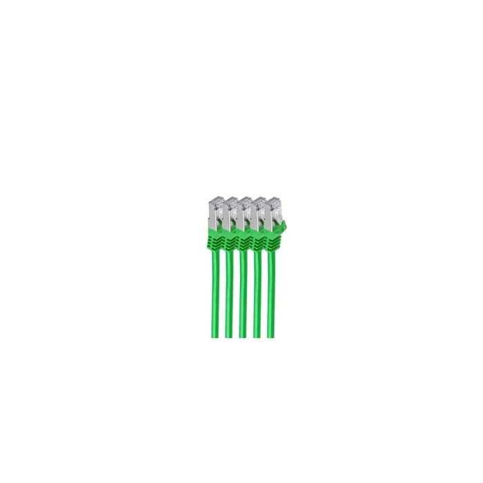 Shiverpeaks RJ45 Patch Cable S/FTP Cat7 VE5 3m Green (SKU: 581577, MPN: BS75513-G-SET5)