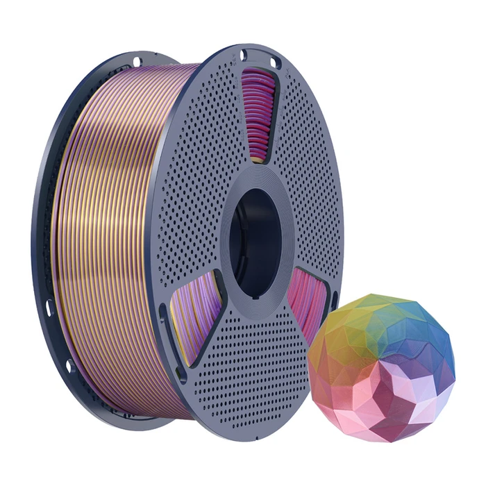 Sunlu PLA+ Silk νήμα 3D εκτυπωτή - Μπλε / Μωβ / Κόκκινο / Χρυσό (Spool)