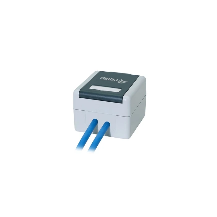 Equip 2-Port Keystone Surface-Mount Box, Unshielded, Outdoor, Grey (MPN 125451, SKU 581707, EAN 4015867244180)